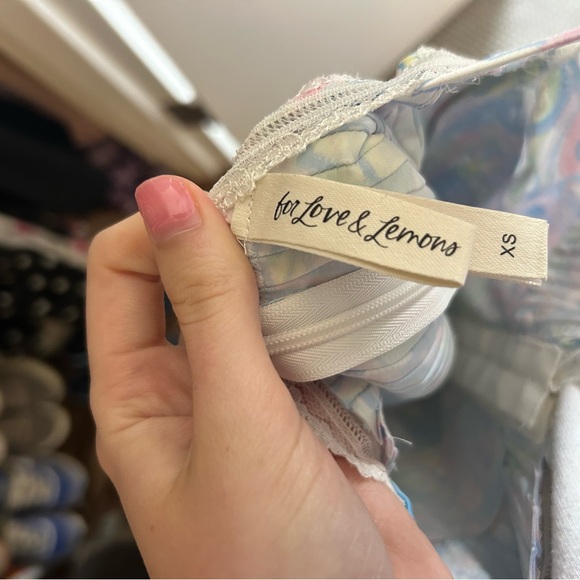 Pastel Floral Sleeveless Dress - Picture 3 of 4